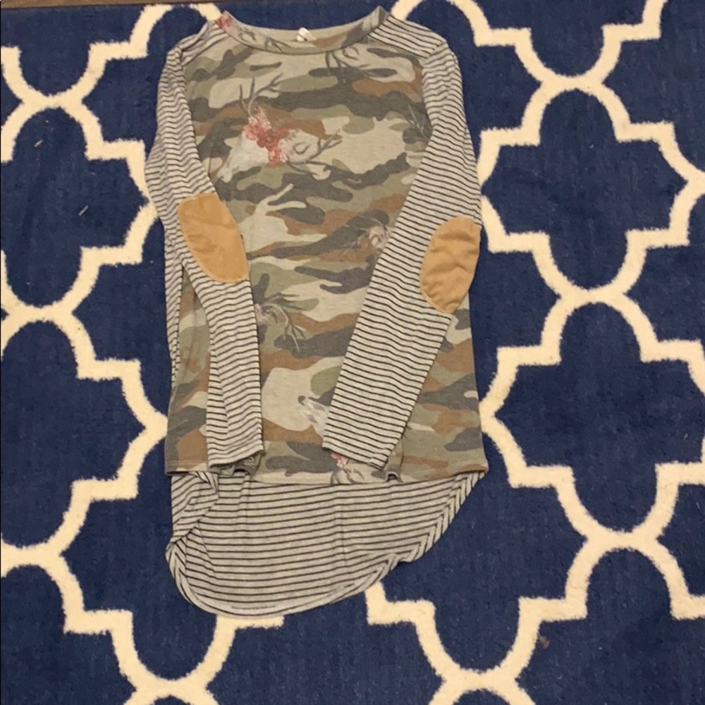 camp and stripe long sleeve shirt